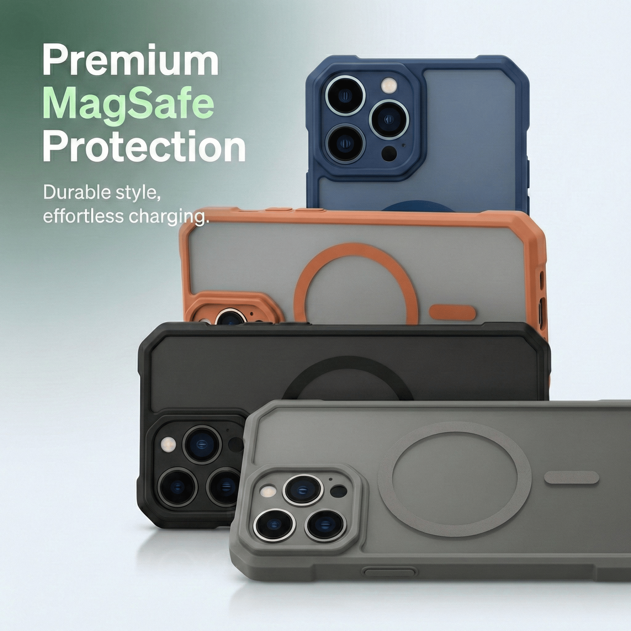 MagSafe Armor Protective Magnetic Ring Case for iPhone - Image 2